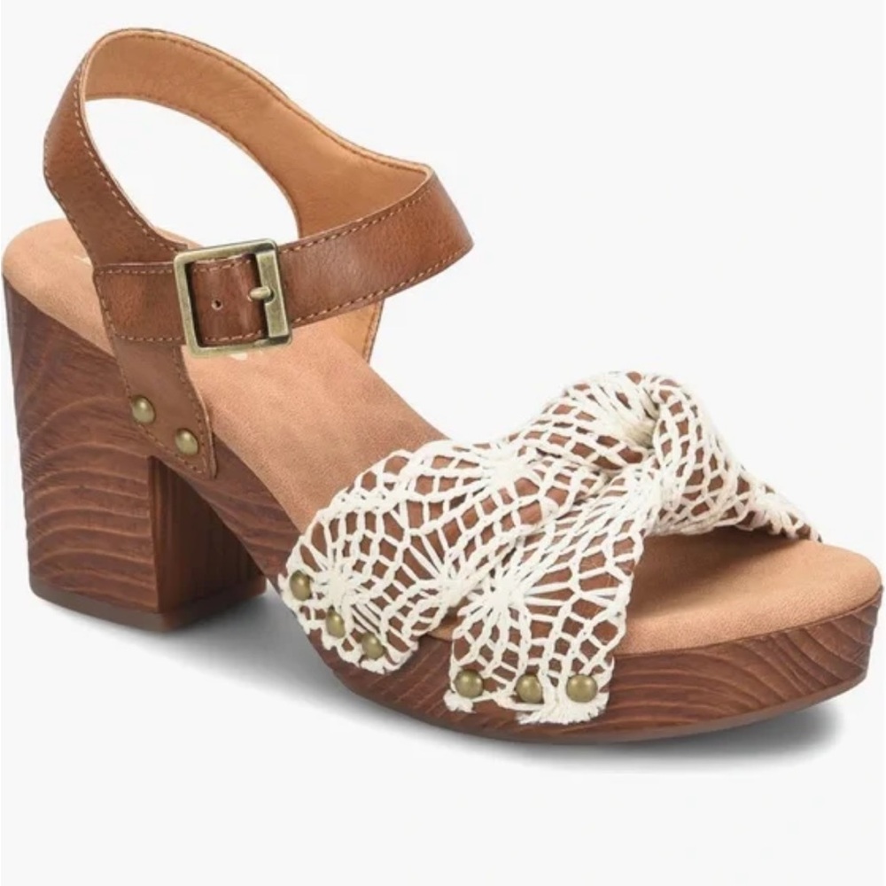 🌸KORKS🌸 Natalia Crochet Know Sandal Size: 10M - Picture 1 of 9